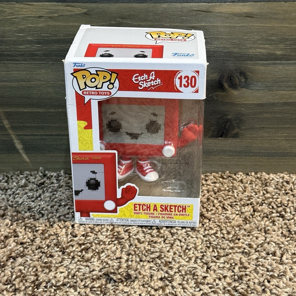 Funko POP! Retro Toys Vinyl Figure - ETCH A SKETCH‎ #130 - Damaged Box